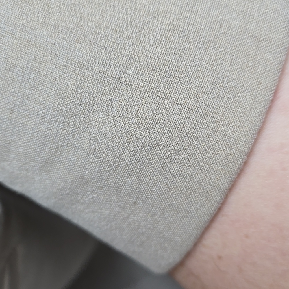 Zara, Mini Dress, Fitted, Cream, Taupe, XS, Fully Lined, Stretch, Polyester - Picture 15 of 16